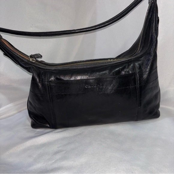 Vintage ORTON Women’s Leather Shoulder Satchel Bag - Picture 9 of 10